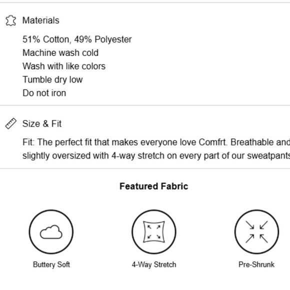 Comfrt Black Onyx Travel Essential Joggers – EUC - Picture 5 of 7